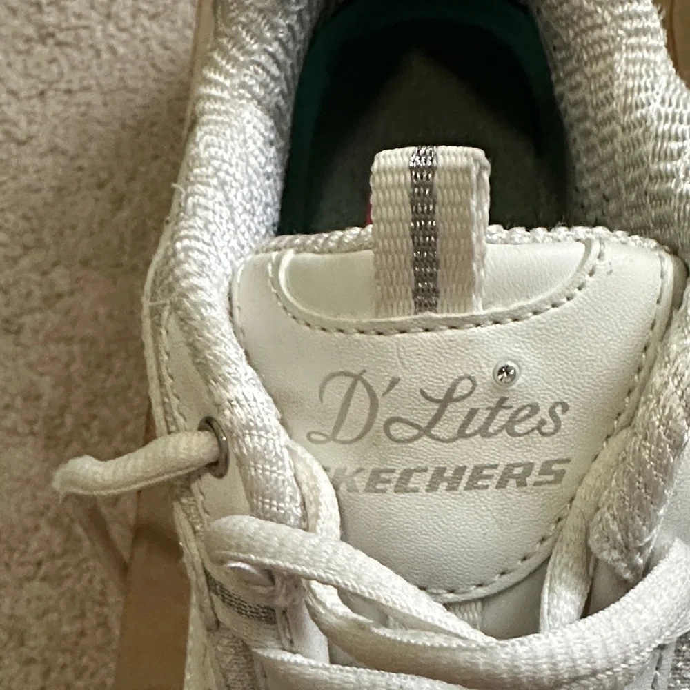 Skechers White Athletic Shoes